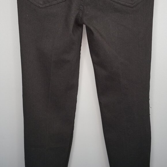 New Good American Good Classic Crossover Skinnyish Fit Jeans in Black Size 00/24 - Picture 12 of 16
